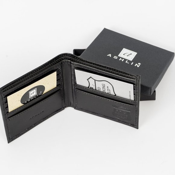 NIB Ashlin RFID leather Bi-Fold Wallet - Picture 3 of 6